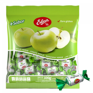 Bala de Maça verde 400g Erlan - Brésil Market