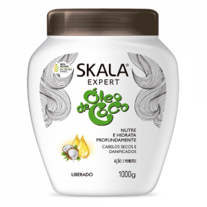 Crème Huile de Coco Skala 1kg : Le Soin Hydratant et Nourrissant pour des Cheveux Sains et Brillants