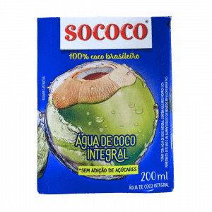 Água de Coco 200ml Sococo : Hydratation naturelle et rafraîchissante​