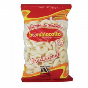 Biscoito de Polvilho 100g Bombiscoito - Brésil Market