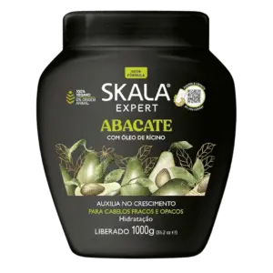 Masque Skala à l'Avocat 1kg: Hydratation et Force pour Cheveux Secs