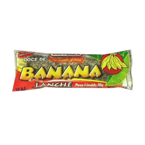 Découvrez le goût authentique du Brésil avec le Doce de Banana Oliveira. Cette confiserie traditionnelle capture la saveur intense de la banane mûre.